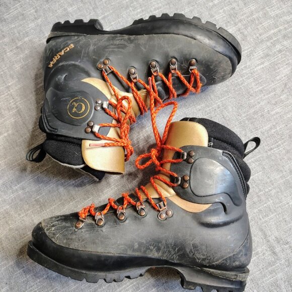 Scarpa Alpha Mountaineering Boots Removable Liner Ice Climbing Waterproof Italy - Picture 15 of 15